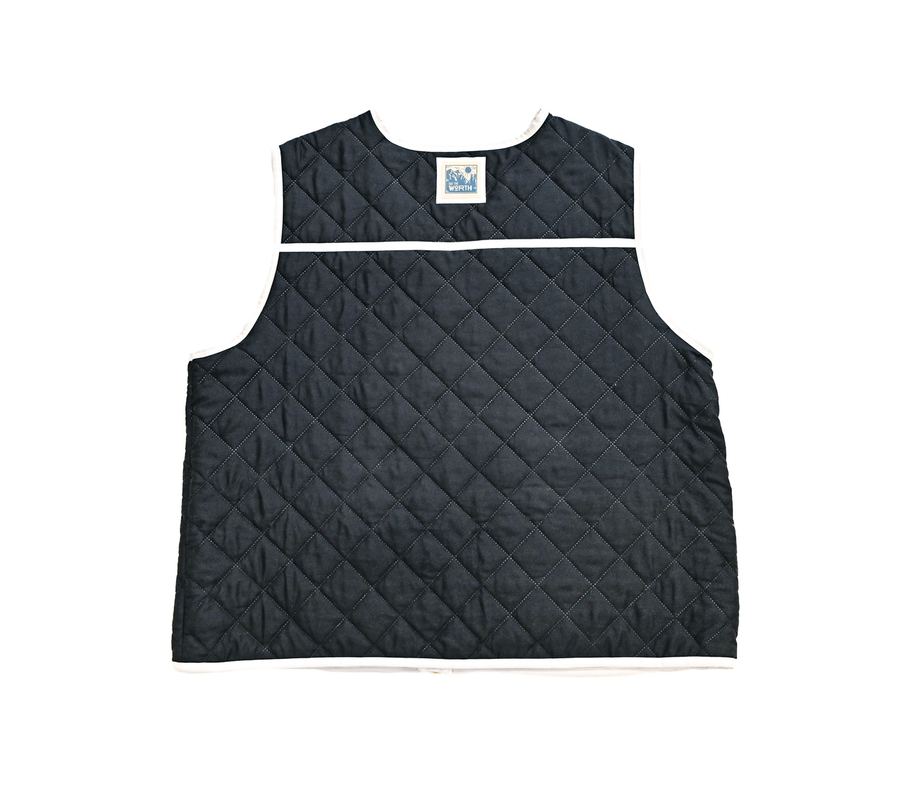 Quilted Zip Vest - XL