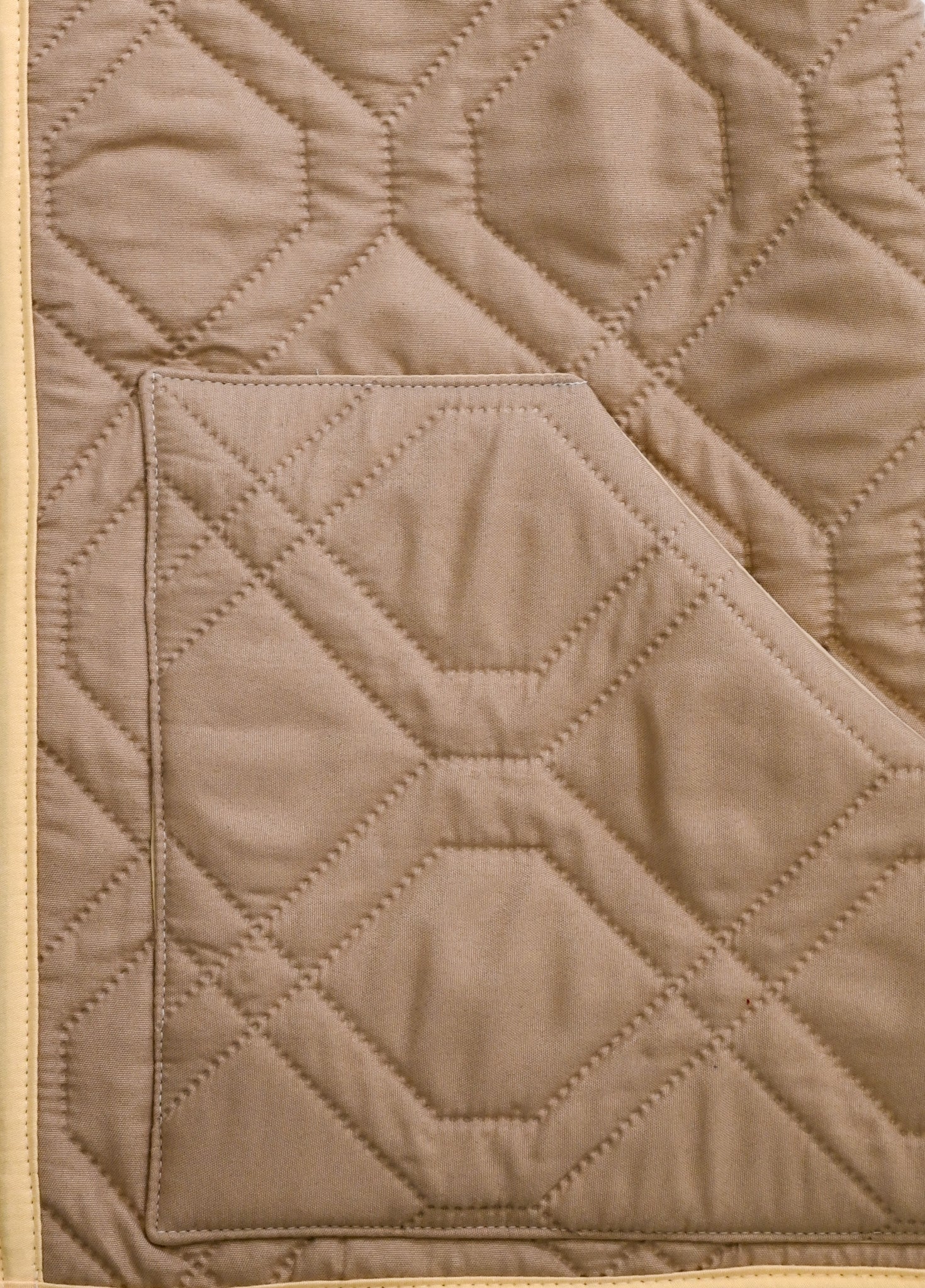 Quilted Zip Vest - S