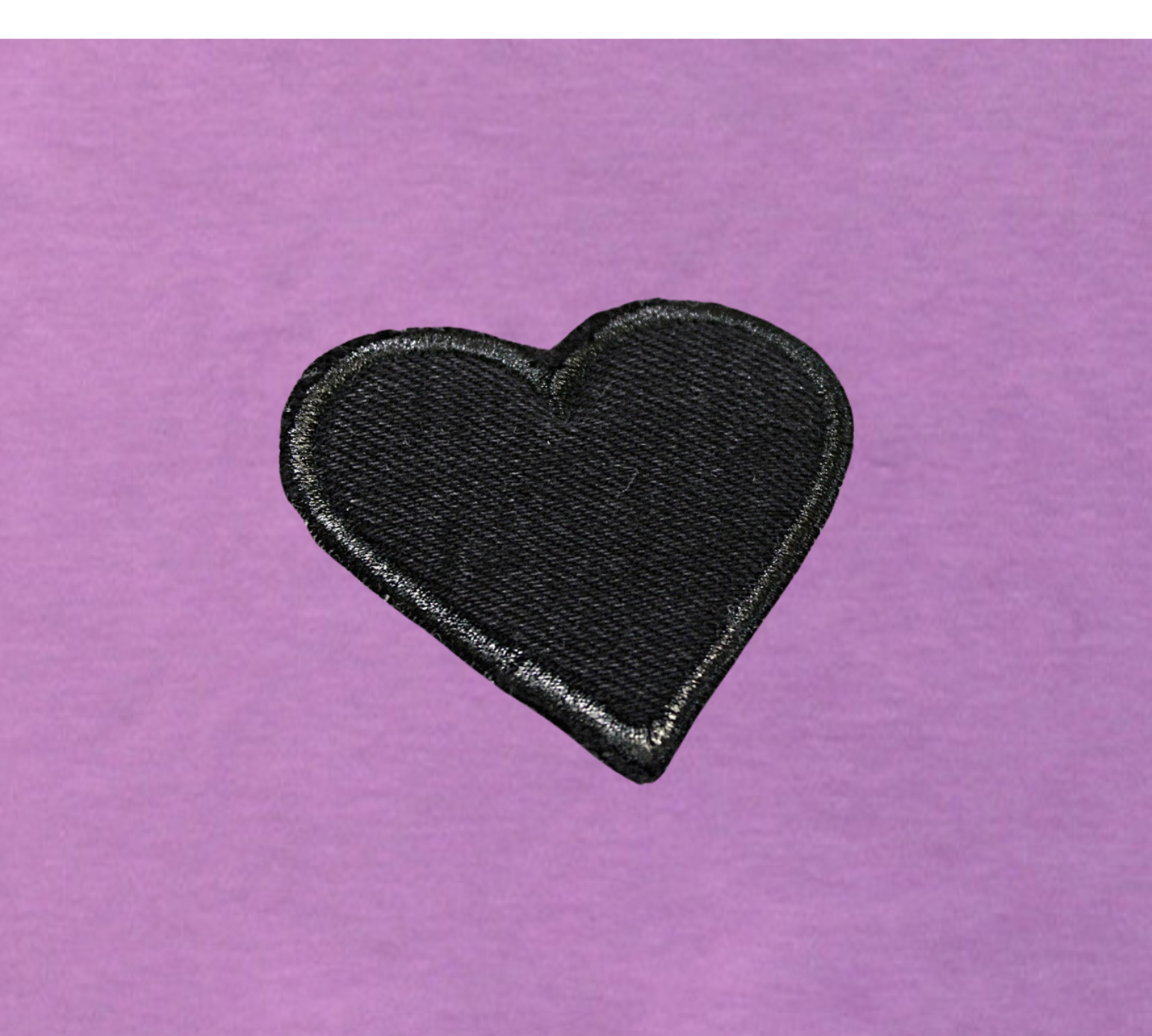 Cropped Puffy Heart Tee - M
