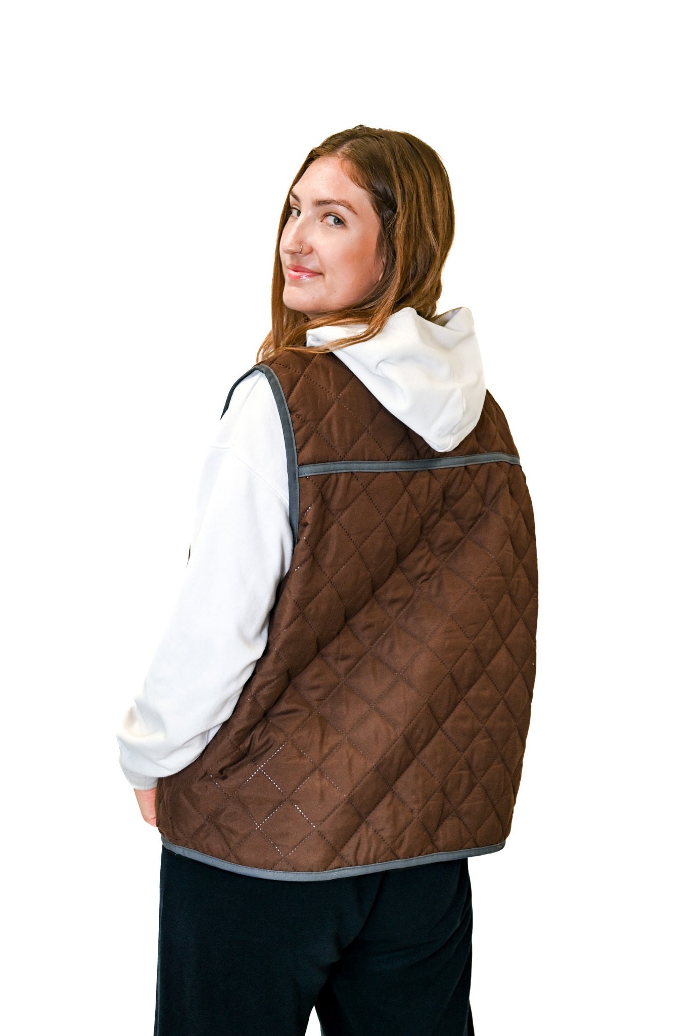Quilted Zip Vest - 3XL