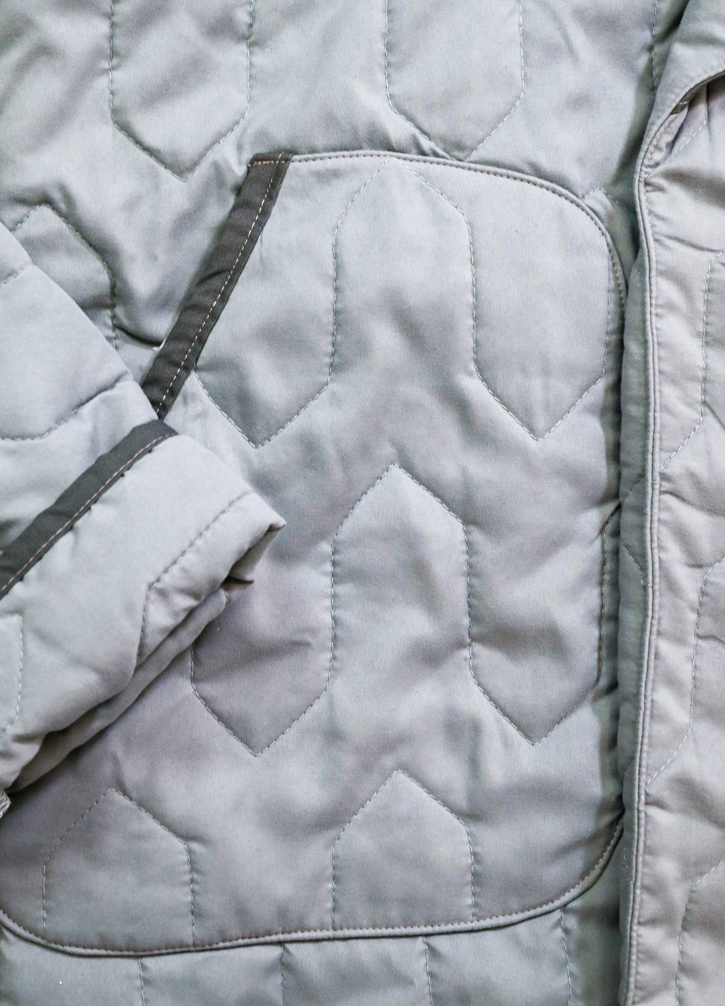 Quilted Trench Coat -XL