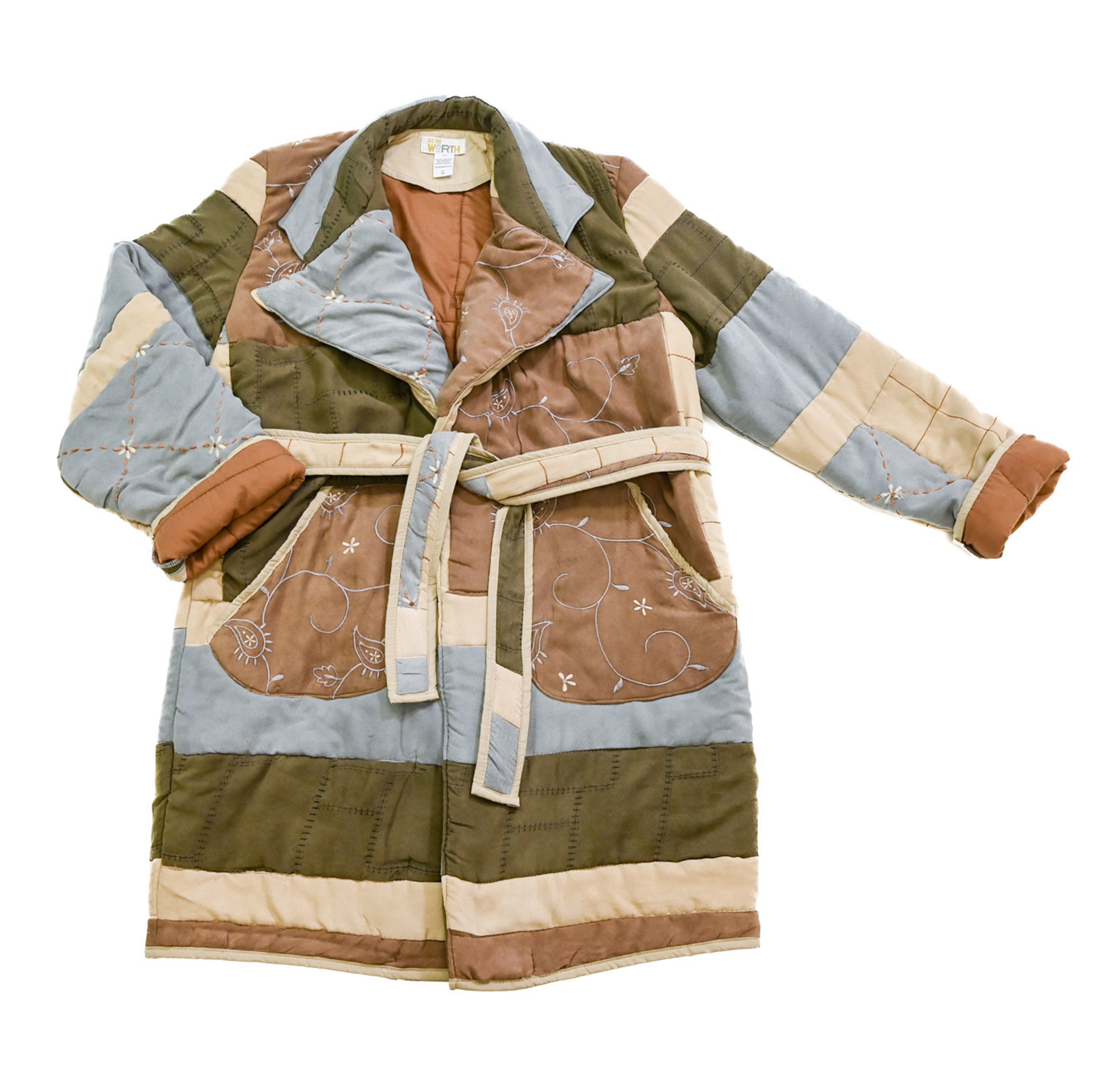 Quilted Trench Coat - 3XL