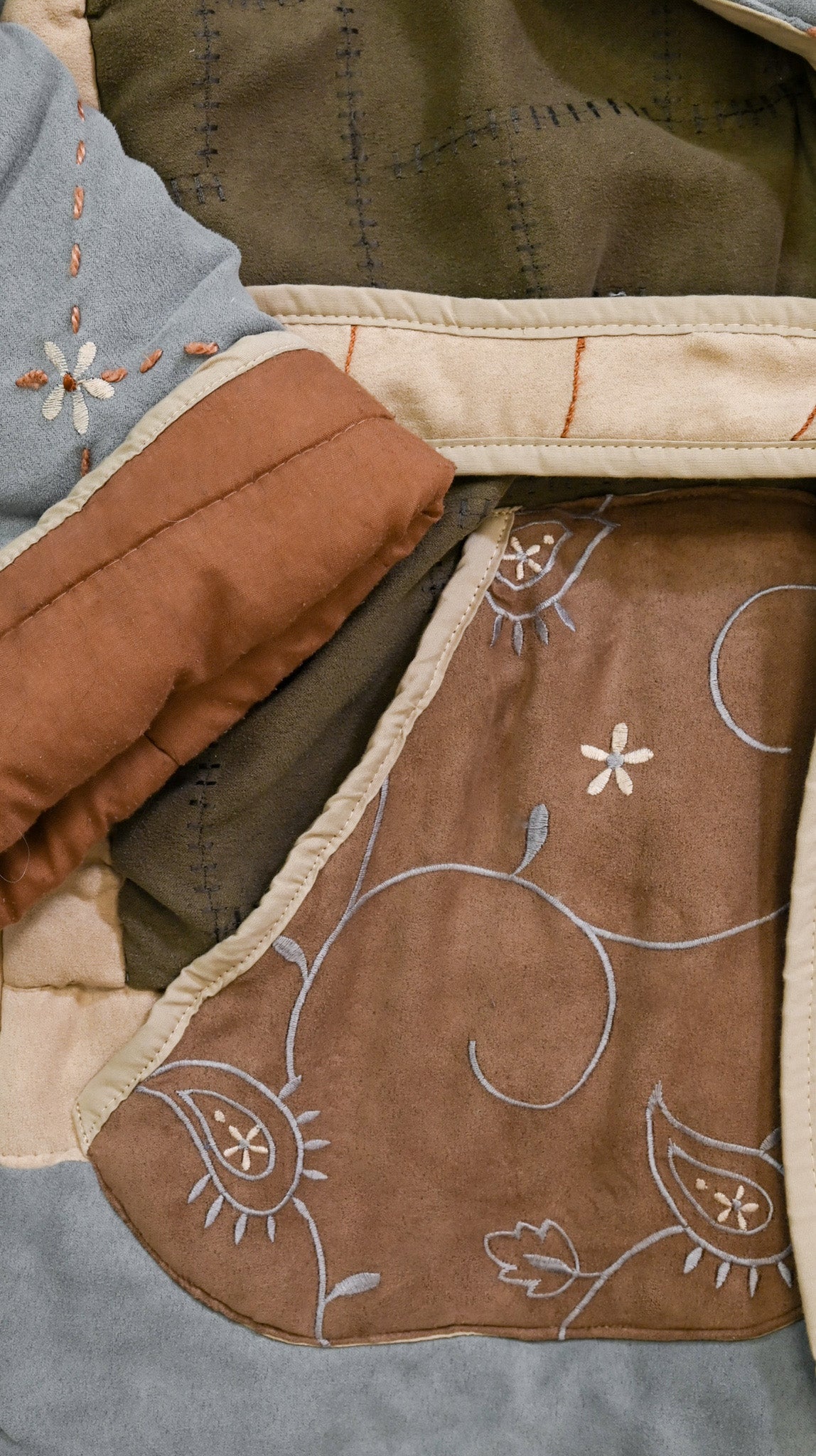 Quilted Trench Coat - 3XL