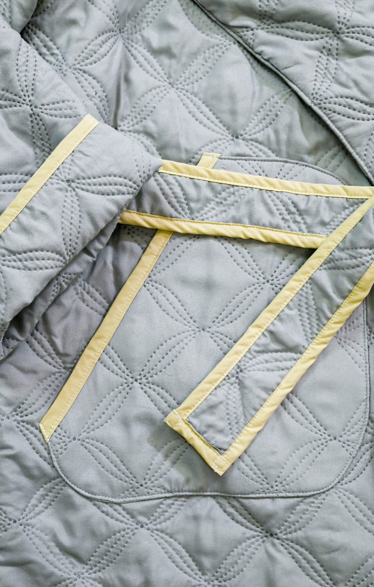 Quilted Trench Coat - 2XL