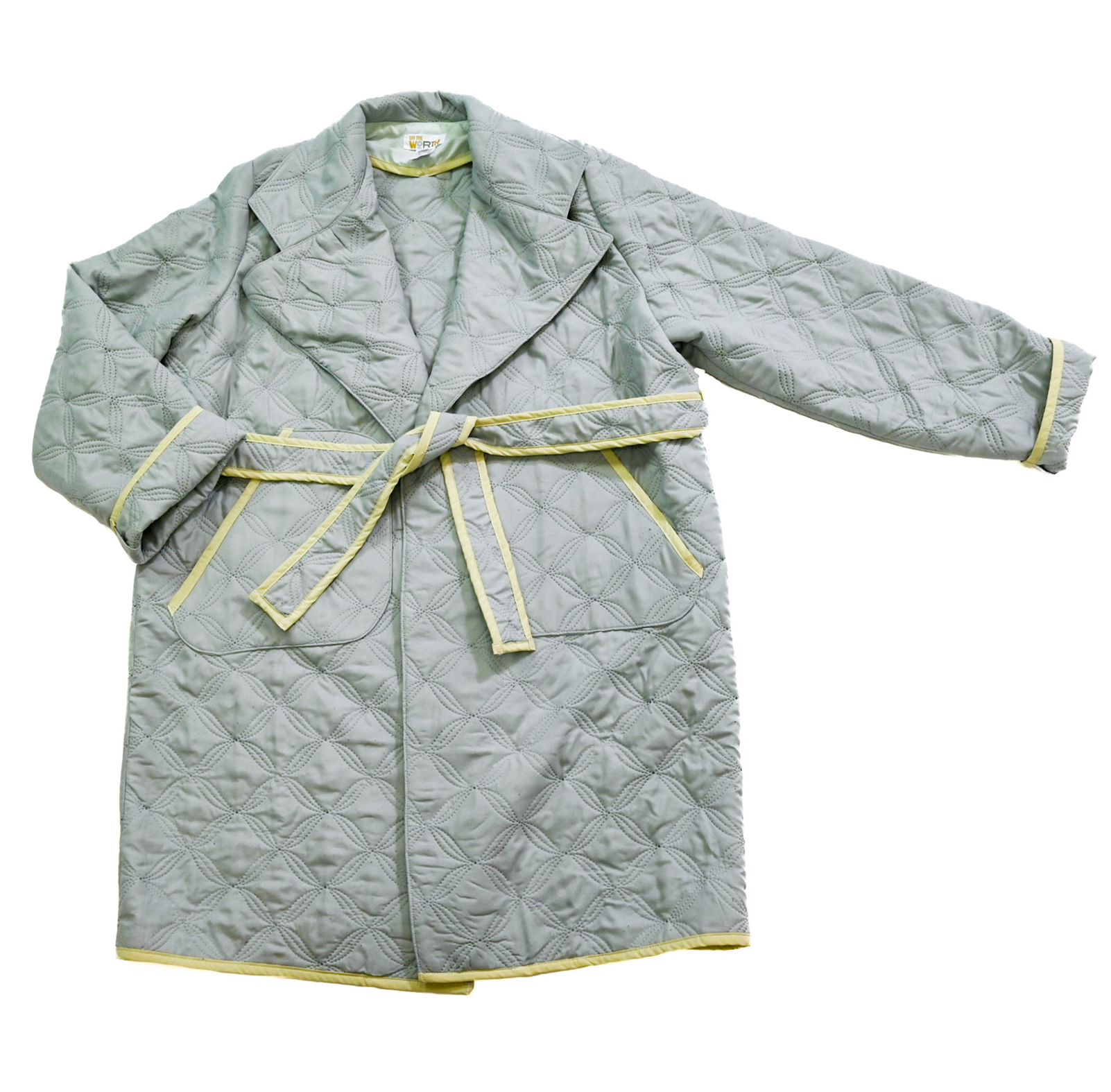 Quilted Trench Coat - 2XL